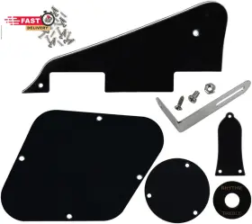 313091813849 FLEOR Pickguard Plate Screws Set Switch Ring Lp