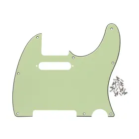 605996854486 FLEOR Hole Tl Pickguard Plate Screws Set Mx