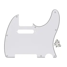 605996854493 FLEOR Hole Tele Pickguard Screws Mx Standard