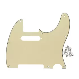605996854530 FLEOR Hole Tele Pickguard Screws Mx Standard