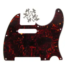 605996854561 FLEOR Hole Tl Pickguard Plate Screws Set Mx