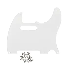 605996857838 FLEOR Hole Tl Pickguard Plate Screws Set Mx