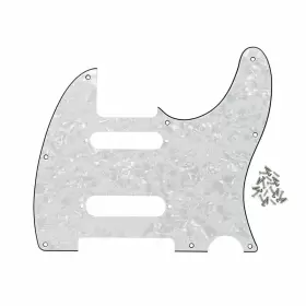 8415389240 FLEOR Ikn Hole Guitar Tele Pickguard Plate Screws