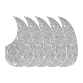 M00148 FLEOR Acoustic Guitar Pickguards Pearl Plate Comma