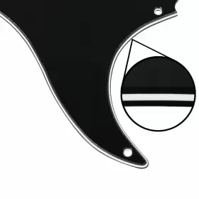T03104 FLEOR Hole Strat Pickguard Backplate Tremolo Cavity #3