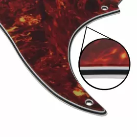 T03119 FLEOR Hole Strat Pickguard Guitar Backplate Tremolo #3