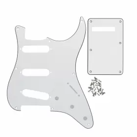 T03134 FLEOR Hole Strat Pickguard Backplate Tremolo Cavity