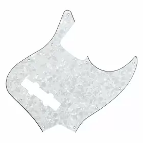T04481 FLEOR Hole Jazz Bass Pickguard Plate Guards Strings #2