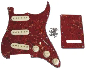 PG-KIT-P3-RT-SSS GUITAR MADNESS Tortoise Pickguard Cream