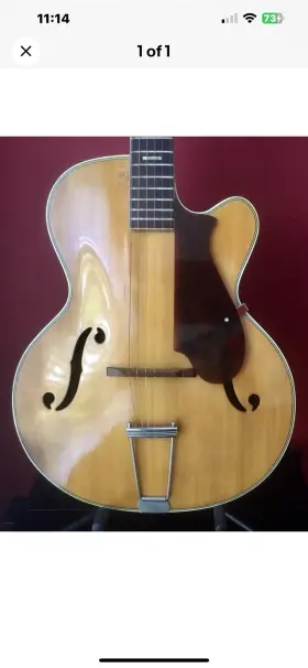 H-1311 HARMONY Kay Silvertone Archtop Guitar Pickguard