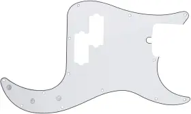313110040003 IKN Hole Bass Pickguard Guitar Guard Plate Ame #3