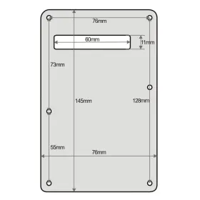709586905081 IKN Cream Strat Hss Pickguard Guitar Plate Set #3