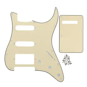 709586905081 IKN Cream Strat Hss Pickguard Guitar Plate Set