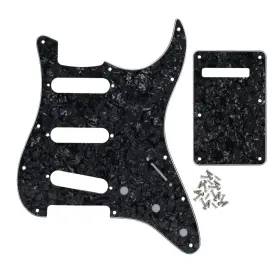 714367605753 IKN Pearl Pickguard Backplate Set Single Coil