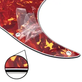714367605777 IKN Tortoise Strat Pickguard Backplate Set Coil #3