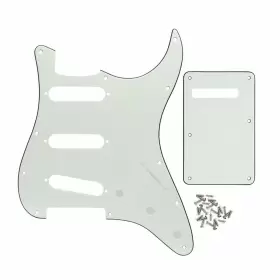 T01468 IKN Strat Pickguard Backplate Set Single Coil