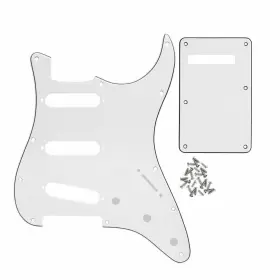 T01470 IKN Strat Pickguard Backplate Set Single Coil Hole