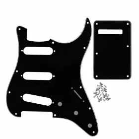 T01473 IKN Strat Pickguard Backplate Set Single Coil Hole