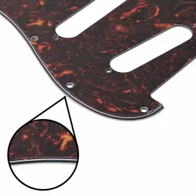 T01476 IKN Tortoise Strat Pickguard Backplate Set Single Coil #3