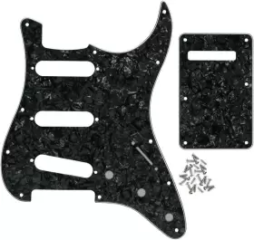 T01478 IKN Pearl Strat Pickguard Backplate Set Single Coil