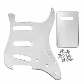 T01827 IKN Mirror Strat Pickguard Backplate Set Single Coil