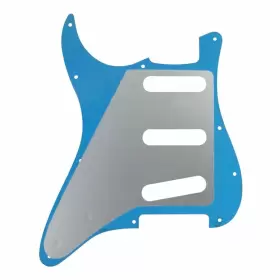 T01829 IKN Golden Mirror Strat Pickguard Backplate Set Single #3