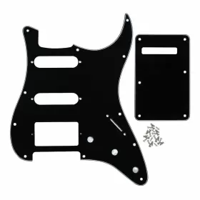 T02622 IKN Strat Hss Pickguard Plate Guitar Backplate Set Mod