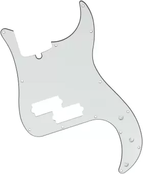 313045177157 IKNMUSIC Hole Bass Pickguard Guitar Guard Plate #2