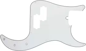 313045177157 IKNMUSIC Hole Bass Pickguard Guitar Guard Plate #3
