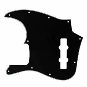 T04478 IKNMUSIC Hole Jazz Bass Pickguard Plate Guards Strings #3