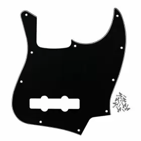 T04478 IKNMUSIC Hole Jazz Bass Pickguard Plate Guards Strings