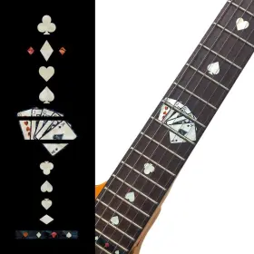 F-020PC-WT INLAYSTICKERS Inlay Sticker Fret Markers Guitars
