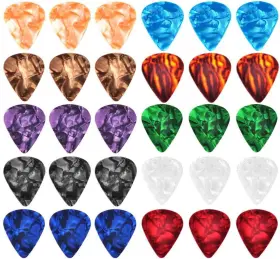 GPICKS005 JUNQI Guitar Picks Colorful Celluloid #2