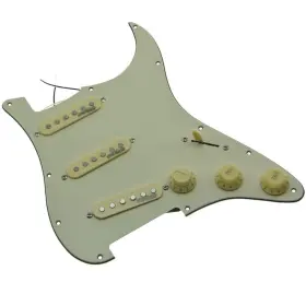 K1467-AGEDWHITE KAISH Electric Guitar Pickguard Prewired