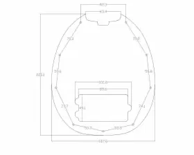 767591316377 KAISH Anodized Bass Pickguard Plate Music #2