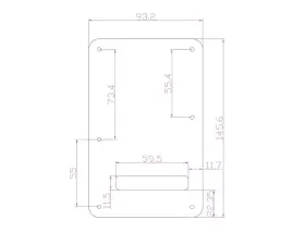 767591317480 KAISH Anodized Strat Plate Tremolo #2