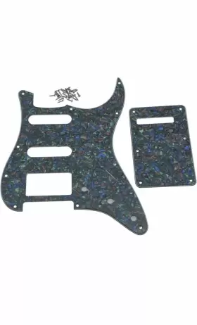 792713475496 KAISH Hole Strat Pickguard Hss Guard Plate Tr #3