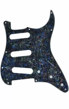 792713475496 KAISH Hole Strat Pickguard Hss Guard Plate Tr