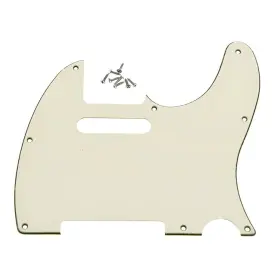 792713475991 KAISH Hole Tele Pickguard Tl Guitar Guard Plate