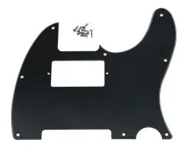 792713476172 KAISH Hole Tele Humbucker Pickguard Tl Guitar