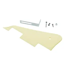 792713476882 KAISH Single Cream Ply Lp Guitar Pickguard Epi #3