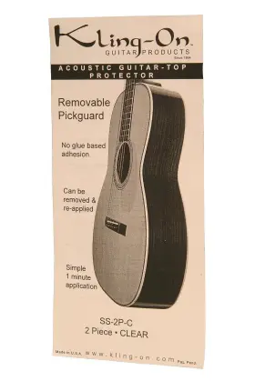 SS-2P-C KLING-ON GUITAR PRODUCTS Cling Pickguard Steel