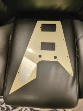 634458579469 KMISE Guitar Pickguard Flying Cream #2