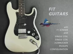 190025892435 LAMSAM Prewired Pickguard Ssh Set Guard High #2