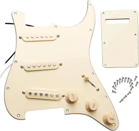 LM-3S01C LAMSAM Prewired Stratocaster Pickguard Guards Loa
