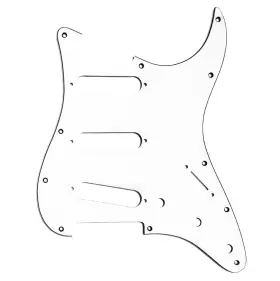 6011-W MANNMADE USA Fender Stratocaster Pickguard Hole Ply