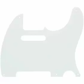 WHITE-1-PLY-TELE-PICKGUARD FENDER Beveled Telecaster WHITE-1-PLY-TELE-PICKGUARD FENDER Beveled Telecaster
