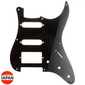 MIJ-ST-1PLY-HSS-MATTE-BLACK BLACK Pickguard Stratocaster