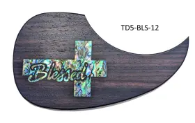 TD5-BLS MINT STRINGS Solid Rosewood Teardrop Pickguard Cross