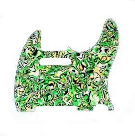 Mlaval 740781967221 D70 Custom Guitar Pickguard Fits Tele Standard Style 4ply Unique Psychedelic